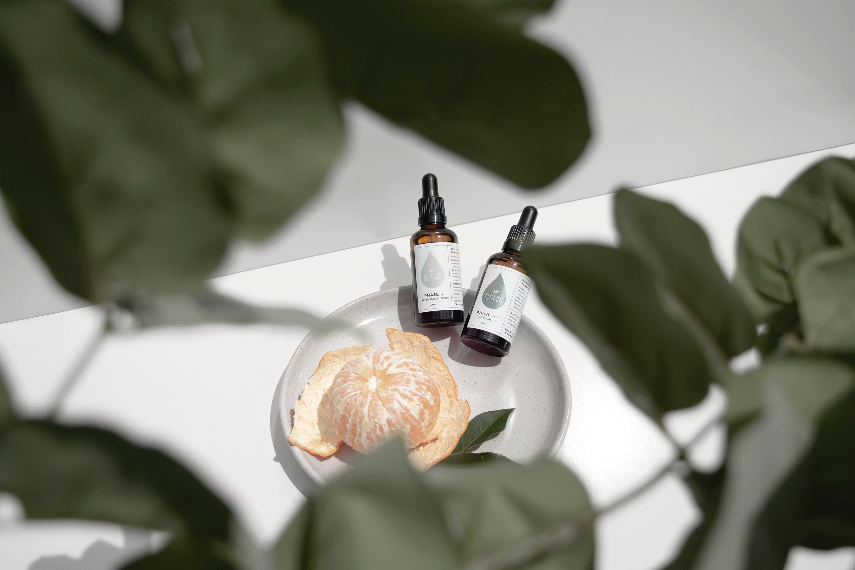 Slim By Nature detox drops with mandarin and natural foliage